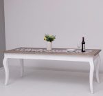 Roka-Solid-Wood-Dining-Table-210cm-Double-Layered-Blue-Grey-and-Antique-White-Colour-with-Brushed-037-Top