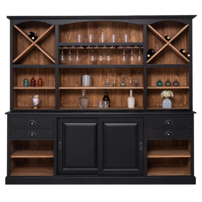 Brodeur-4-Drawer-Grand-Bar-Unit-with-Wine-and-Glass-Rack-003-001