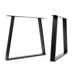 set_of_2_trapezoid_metal_table_legs_black