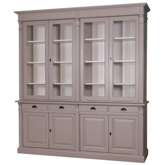 Chelsea-4-Drawer-Wooden-Glazed-Display-Cabinet-057-015