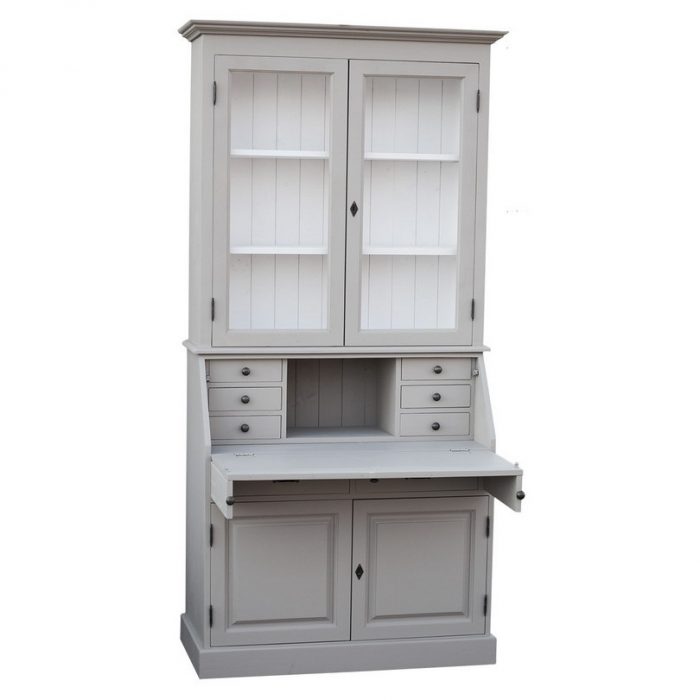 Folding-Home-Desk-with-Hutch-013-004