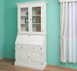Folding-Home-Desk-with-Hutch-015A