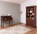 Stylish-Home-Desk-Renee-8-Drawer-Desk-and-Lawrence-Classic-Bookcase-Lacquer-081-Colour