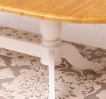 Villette-Oval-Extendable-Dining-Table-Pure-White-Colour-and-Stained-082-Top